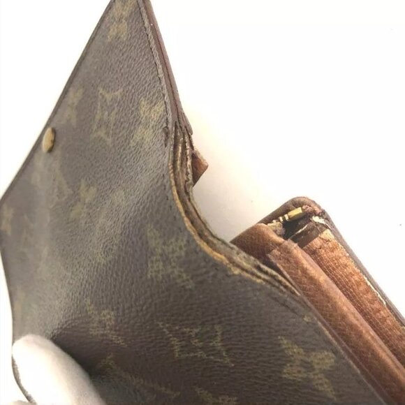 223136BL (L1) Louis Vuitton Wallet Porte Monnaie Billets Tresor Brown Monogram - Picture 7 of 10